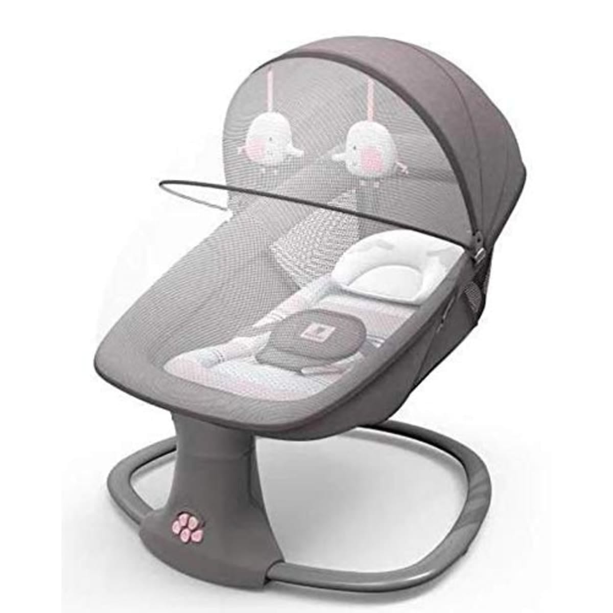 Mastela 3-in-1 Multi-Functional Baby Bassinet Swing β Grey - Image 2